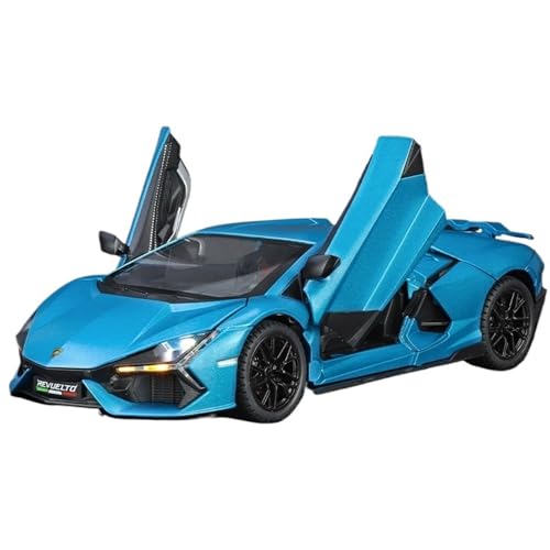 DIYUHUO Für 1/24 Simulation Legierung Big Bull Street Car Edition Modellspielzeugkollektion (blau) von DIYUHUO