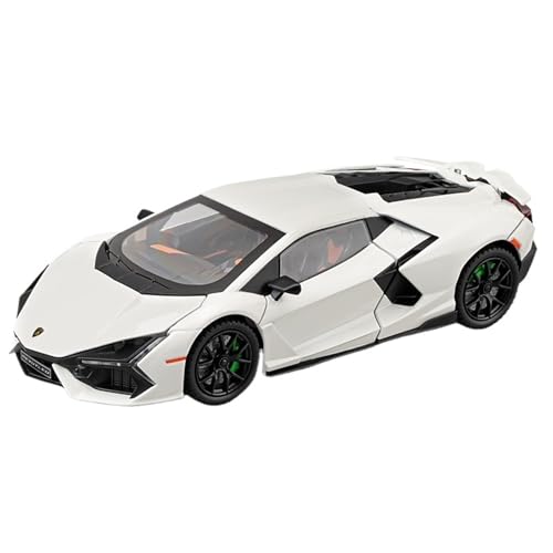 DIYUHUO for 1/24 Simulation Legierung Revuelto Sportwagen Modell Spielzeug Sammlung(White) von DIYUHUO