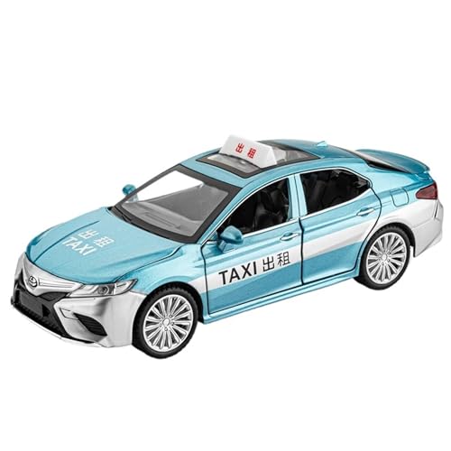 DIYUHUO Für 1/24 Simulations-Legierung Camry Taxi Modell Ornament (blau) von DIYUHUO