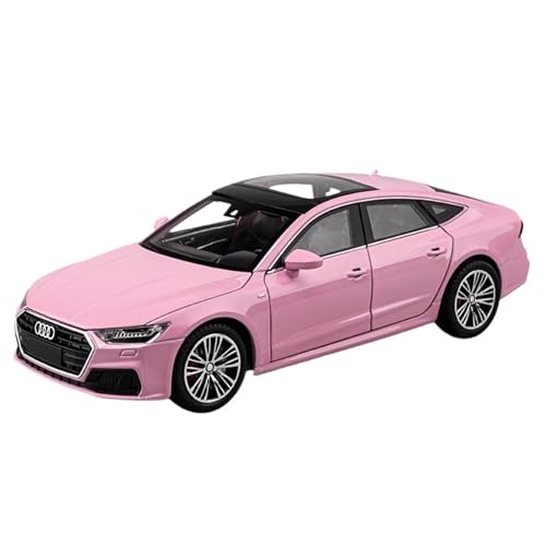 DIYUHUO Für 1/24 Simulationslegierung, A7, Auto-Modell-Ornament (Rosa) von DIYUHUO