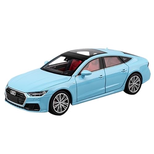 DIYUHUO Für 1/24 Simulationslegierung, A7, Auto-Modell-Ornament (blau) von DIYUHUO