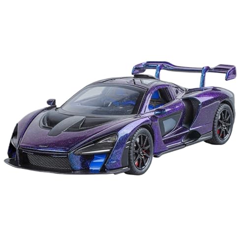 DIYUHUO for 1/24 Simulation Legierung Senna Sportwagen Modell Spielzeug Sammlung(Purple) von DIYUHUO