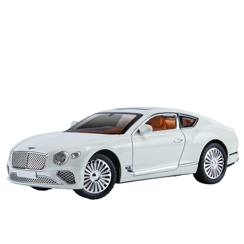 DIYUHUO Für 1/24 Simulationslegierung, europäisches GT-Auto-Modell-Ornament (weiß) von DIYUHUO