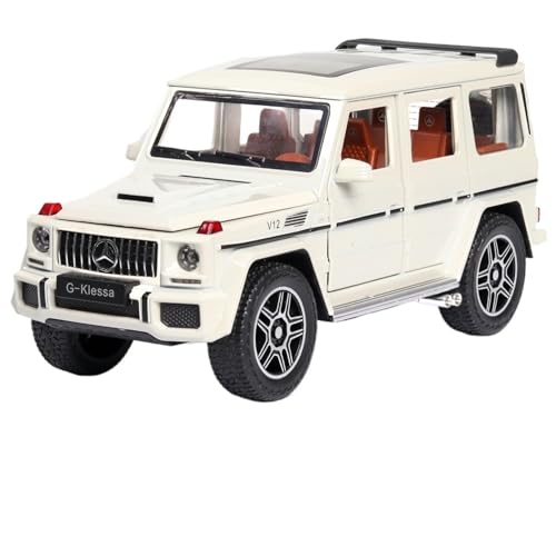 DIYUHUO for 1/24 Simulation Legierung G63 Auto Modell Spielzeug Sammlung(White) von DIYUHUO