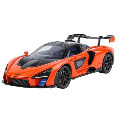 DIYUHUO Für 1/24 Simulationslegierung Senna Sportwagen Modell Spielzeugkollektion (orange) von DIYUHUO