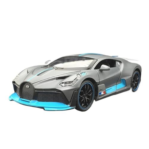 DIYUHUO Für 1/32 Simulation DIVO Racing Legierung Modell Sound Licht Rückkehr Drei Türen Spielzeug Ornament (Chrom) von DIYUHUO