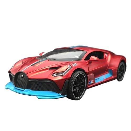 DIYUHUO Für 1/32 Simulation DIVO Racing Legierung Modell Sound Licht Rückkehr Drei Türen Spielzeug Ornament (Rot) von DIYUHUO