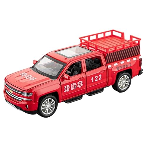 DIYUHUO Für 1/32 Simulation Legierung Pickup Truck Lift Modell Spielzeug Ornament (rot) von DIYUHUO