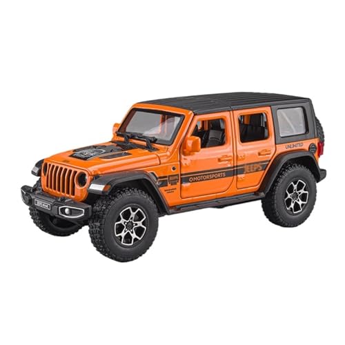 DIYUHUO Für 1/32 Simulationslegierung, Offroad-SUV, Auto-Modell-Spielzeugsammlung (orange) von DIYUHUO