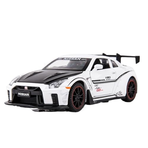 DIYUHUO Für 1/32 Simulationslegierung GTR R35 Auto-Modell-Spielzeugsammlung (weiß) von DIYUHUO