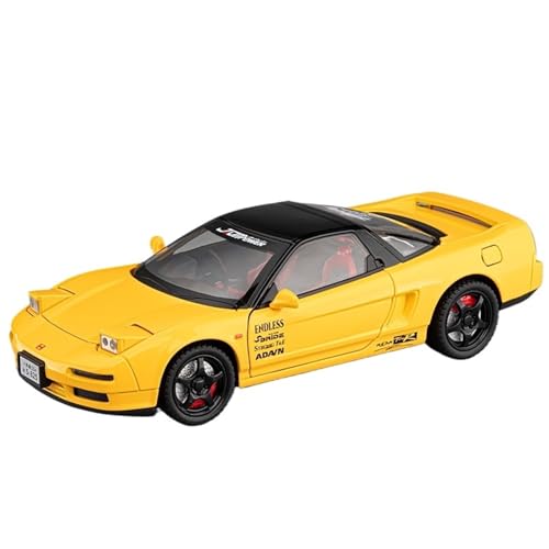 DIYUHUO for 1/22 NSX Simulation Legierung Auto Modell Spielzeug Ornament(Yellow) von DIYUHUO