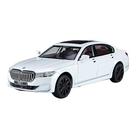 DIYUHUO for 1/24 760Li Simulation Legierung Auto Modell Spielzeug Sammlung(White) von DIYUHUO