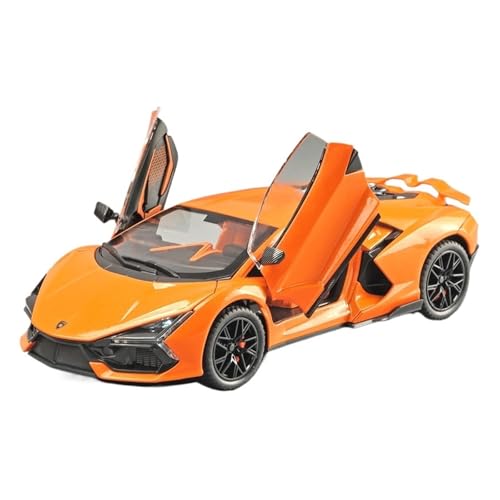 DIYUHUO for 1/24 LPI800-4 Legierung Sport Auto Modell Auto Spielzeug Sammler Ornament(Orange) von DIYUHUO