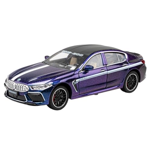 DIYUHUO for 1/24 M8 Simulation Legierung Auto Modell Spielzeug Sammlung(Purple) von DIYUHUO