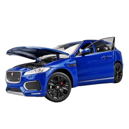 DIYUHUO for 1/24 SUV Legierung Automodell Druckguss Metall Spielzeug Mit Licht Und Sound Ornament Sammlung(Blue) von DIYUHUO