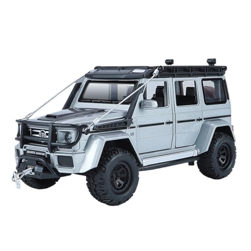 DIYUHUO for 1/24 Simulation Legierung G500 Adventure Edition Auto Modell Spielzeug Ornament(Silver) von DIYUHUO