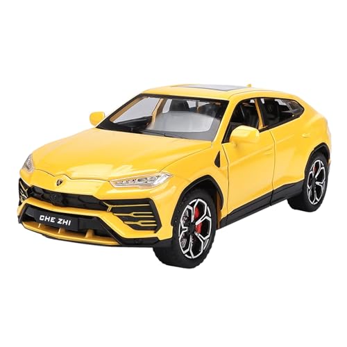 DIYUHUO for 1/24 Urus Legierung Automodell Druckguss Metall Spielzeug Mit Licht Und Sound Ornament Sammlung(Yellow) von DIYUHUO