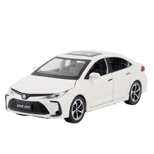 DIYUHUO for 1/32 Corolla Simulation Legierung Auto Modell Spielzeug Ornament(White) von DIYUHUO