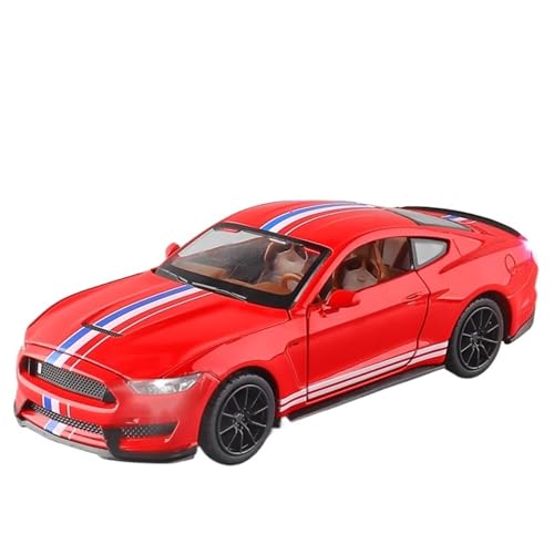 DIYUHUO for 1/32 Mustang Simulation Legierung Auto Modell Spielzeug Ornament(Red) von DIYUHUO