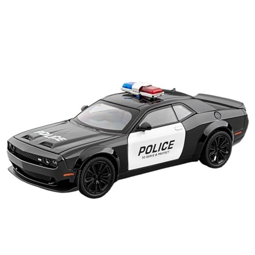 For 1/22 Simulation Legierung Hellcat Polizeiauto Modell Spielzeug Ornament von DIYUHUO