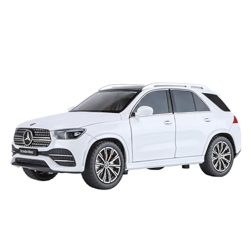 For 1/24 GLE350 Off-road Fahrzeug SUV Legierung Automodel Simulation Metall Auto Sammlung Ornamente Spielzeug(Weiß) von DIYUHUO