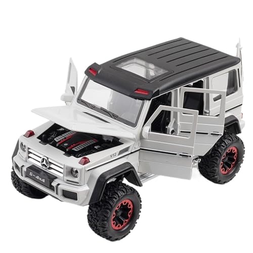 For 1/24 Legierung Simulation Big G Off-road Fahrzeug Modell Spielzeug Ornament(Silber) von DIYUHUO