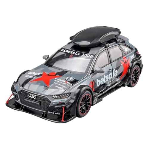 For 1/24 RS7 Alloy Sportwagen Schwarz Krieger Spielzeug Auto Simulation Auto Modell Figur Geschenk(Camouflage) von DIYUHUO