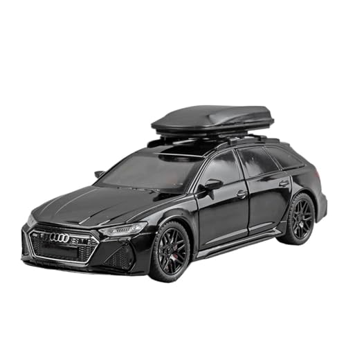 For 1/24 RS7 Alloy Sportwagen Schwarz Krieger Spielzeug Auto Simulation Auto Modell Figur Geschenk(Schwarz) von DIYUHUO