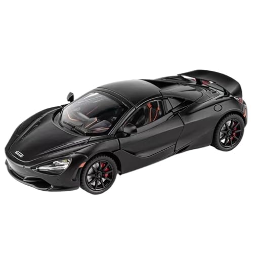 For 1/24 Simulation 720S Convertible Legierung Automodel Lenker Aufhängung Sound Und Licht Feedback Türöffnung Spielzeug(Black) von DIYUHUO