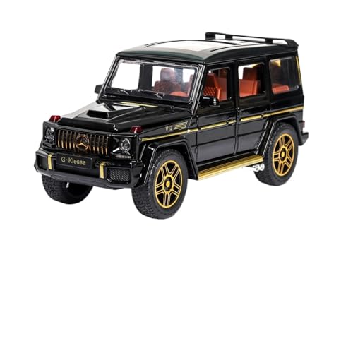 For 1/24 White G63 Legierung Auto Imitation Echte Auto Modell Ornamente Sammlung Spielzeug Auto(Black) von DIYUHUO