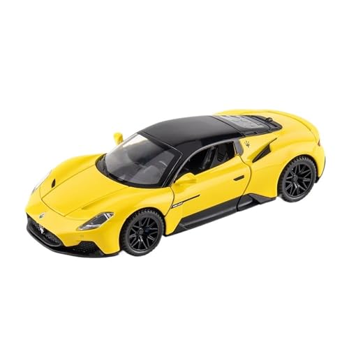 For 1/32 MC20 Sound And Light Pull Back Alloy Car Model Simulation Metal Car Collection Ornamente Spielzeug(Yellow) von DIYUHUO