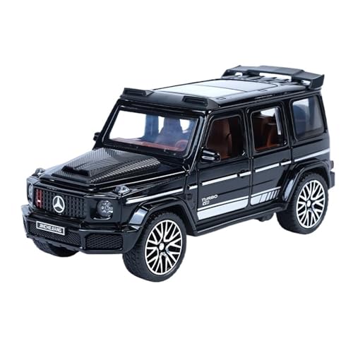 For 1/32 Simulation G800 Kollektion Mit Sternenhimmel Top Legierung Modell Auto Suspension Sound Und Licht Offene Tür Spielzeug Auto(Black) von DIYUHUO