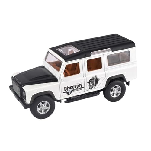 For 1/32 Simulation Legierung SUV Automodell Spielzeugornament(White) von DIYUHUO