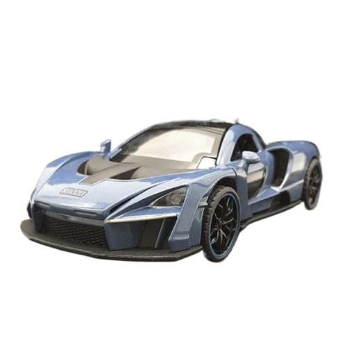 For 1/32 Simulation Senna Legierung Automodel Sound Und Licht Feedback Tür Spielzeug Racing Ornament(Chrome) von DIYUHUO