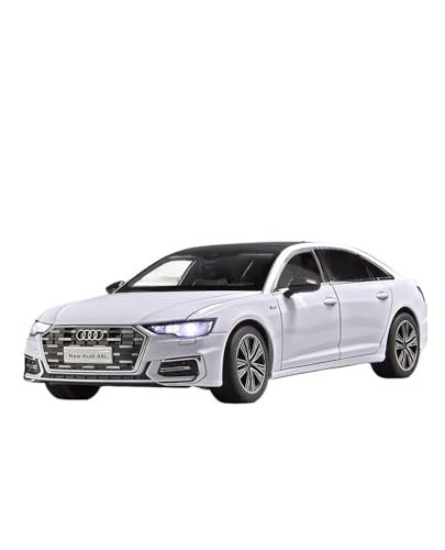 For 1:18 A6L Alloy Car Imitation Echte Auto Modell Sammlung Spielzeug Auto(White) von DIYUHUO