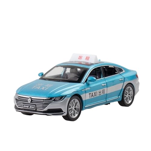 For Taxi Spielzeug CC Sound Und Licht Simulation Legierung Auto Nachahmung Echte Auto Modell Spielzeug Sammlung Geschenk(Blue) von DIYUHUO