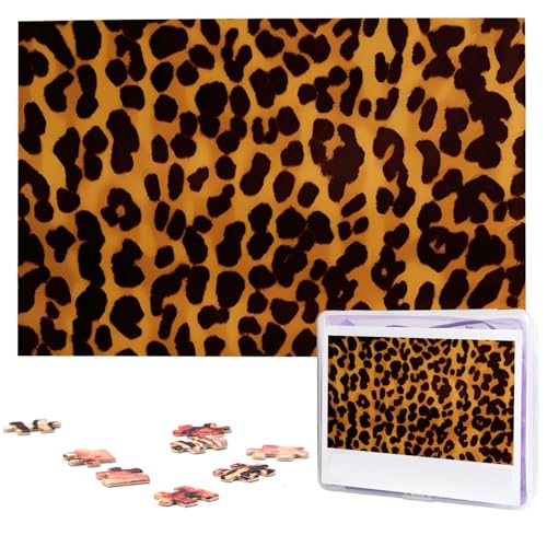 Puzzle 1000 Teile Personalisiertes Puzzle für Erwachsene Cool Gepard Leopard Bild Puzzle Benutzerdefinierte Puzzles aus Fotos Holzpuzzle Klassisches Puzzle für Familie Hochzeit Geburtstag Geschenke von DJUETRUI