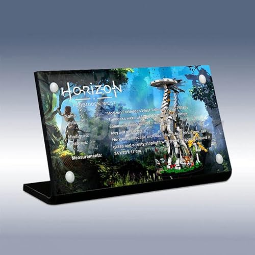 Acryl-Schautafel für Horizon Forbidden West: Tallneck 76989 (Model Set ist Nicht im Lieferumfang enthalten) von DK DISPLAYKING