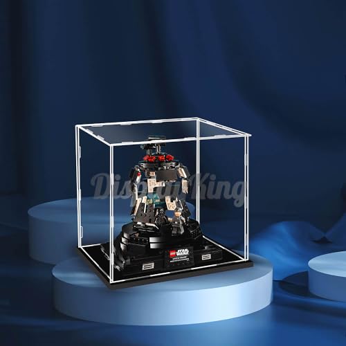 Acryl Vitrine für LEGO Darth Vader Meditationskammer 75296 (Lego Set ist nicht im Lieferumfang enthalten) (ohne Hintergrund) von DK DISPLAYKING