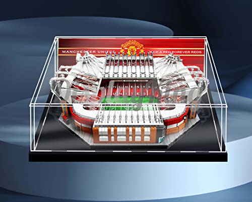 DK DISPLAYKING Acryl-Vitrine für LEGO Old Trafford Manchester United 10272 (Lego Set nicht enthalten) mit Transparentem Rahmen von DK DISPLAYKING