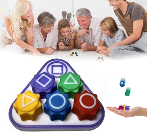 DKIIL NOIYB Gonggi Koreanisches Traditionelles Spielspiel, Gonggi Jack Stone Pebbles Set Spiel, Lernspielzeug zum Steinewerfen für Kinder und Erwachsene (A4) von DKIIL NOIYB