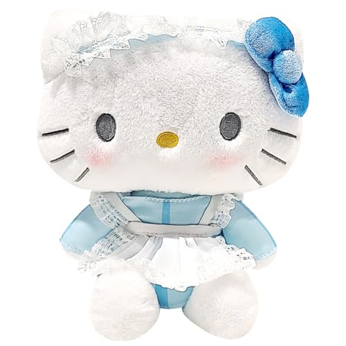 DKLQXCE Hello Khritty Plüschtiere 20 cm Hehello Kitty Plüsch Hello Kteitty Spielzeugpuppe Kawaii Kuscheltier Plush Puppe Geschenk für Kinder für Kinder Party Halloween Kinder Geburtstaggeschenke von DKLQXCE