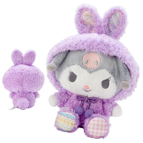 DKLQXCE Kurromi Plüschtiere, Kurromi Kawaii Plüsch, Kurromi Stofftier Plüschtier für Kinder Kaninchen Puppe Plüsch Plüschfigur Kuscheltier Ausgestopftes Spielzeug Plush Doll Toy 30 cm von DKLQXCE