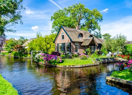 Giethoorn Puzzle 1000 Teile Erwachsene Venice of The North Erwachsene 1000 Teile Puzzles von DKijoys