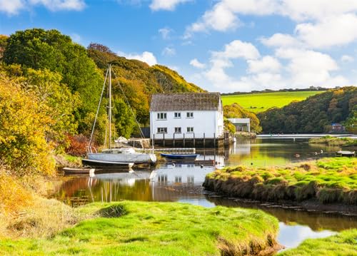 Gweek Village Puzzle 1000 Teile Erwachsene Cornwall Helford River Puzzle Erwachsene 1000 Teile Puzzle von DKijoys