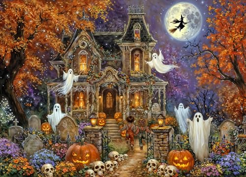 Halloween Castle Jigsaw Puzzle 1000 Teile Erwachsene Jack-O-Lanterns Puzzle Erwachsene 1000 Teile Puzzles Halloween Castle Jigsaw Puzzle 1000 Teile Erwachsene Jack-O-Lanterns Puzzle Erwachsene 1000 Teile Puzzles von DKijoys