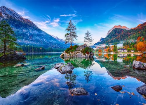 Hintersee Lakes Puzzle 1000 Teile Erwachsene Ramsau Germany Puzzle Erwachsene 1000 Teile Puzzle Geschenkideen von DKijoys