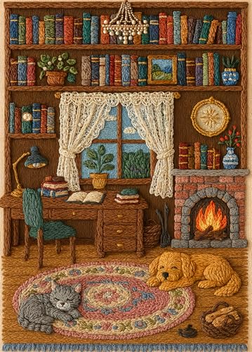 Home Library Jigsaw Puzzle 1000 Teile Erwachsene Yarn Paiting Style Puzzle Erwachsene 1000 Teile Puzzles Home Library Jigsaw Puzzle 1000 Teile Erwachsene Yarn Paiting Style Puzzle Erwachsene 1000 Teile Puzzles von DKijoys