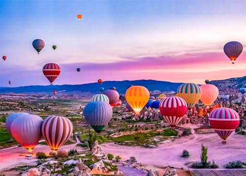 Hot Air Balloon Puzzle 1000 Teile Erwachsene Cappadocia Turkey Puzzle Erwachsene 1000 Teile Puzzle von DKijoys