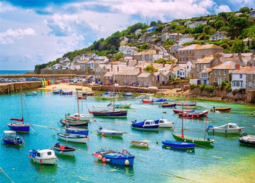 Mousehole Village Puzzle 1000 Teile Erwachsene Mousehole Harbour Puzzle Erwachsene 1000 Teile Puzzles von DKijoys